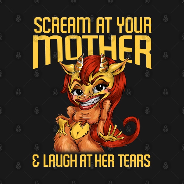 Scream At Your Mother Tank Top Official Big Mouth Merch