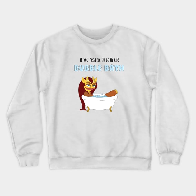 Bubble Bath Connie The Hormone Monstress Crewneck Sweatshirt Official Big Mouth Merch
