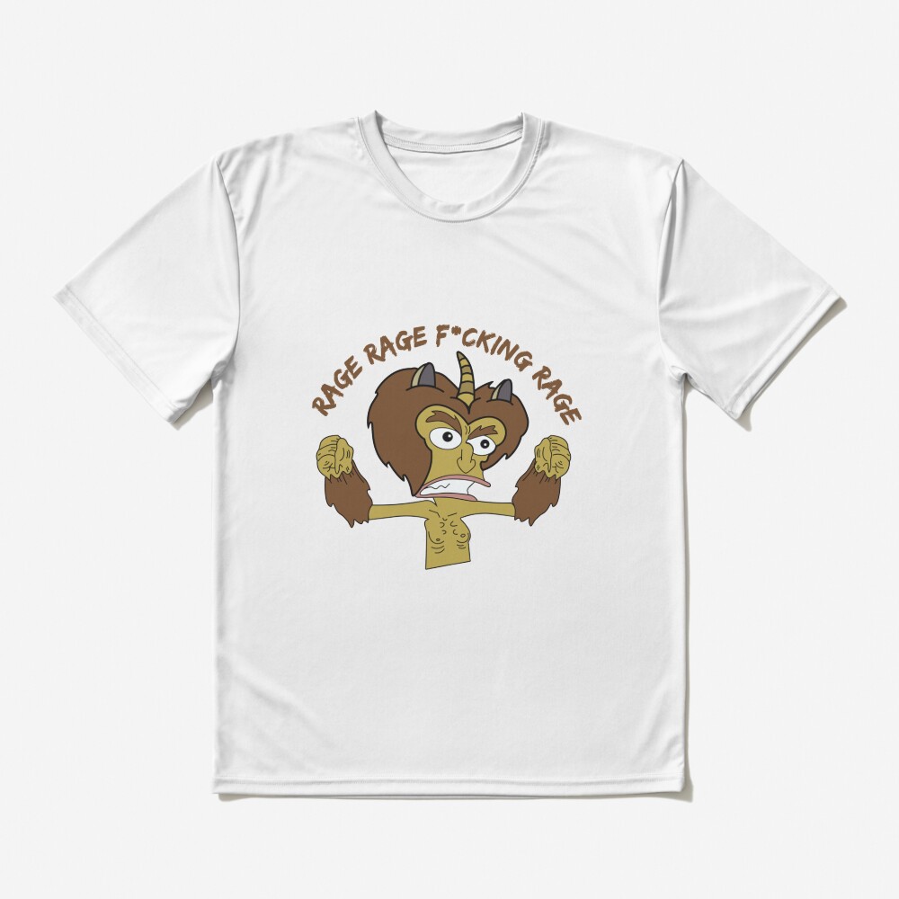 Rage Rage Fucking Rage T-Shirt Official Big Mouth Merch