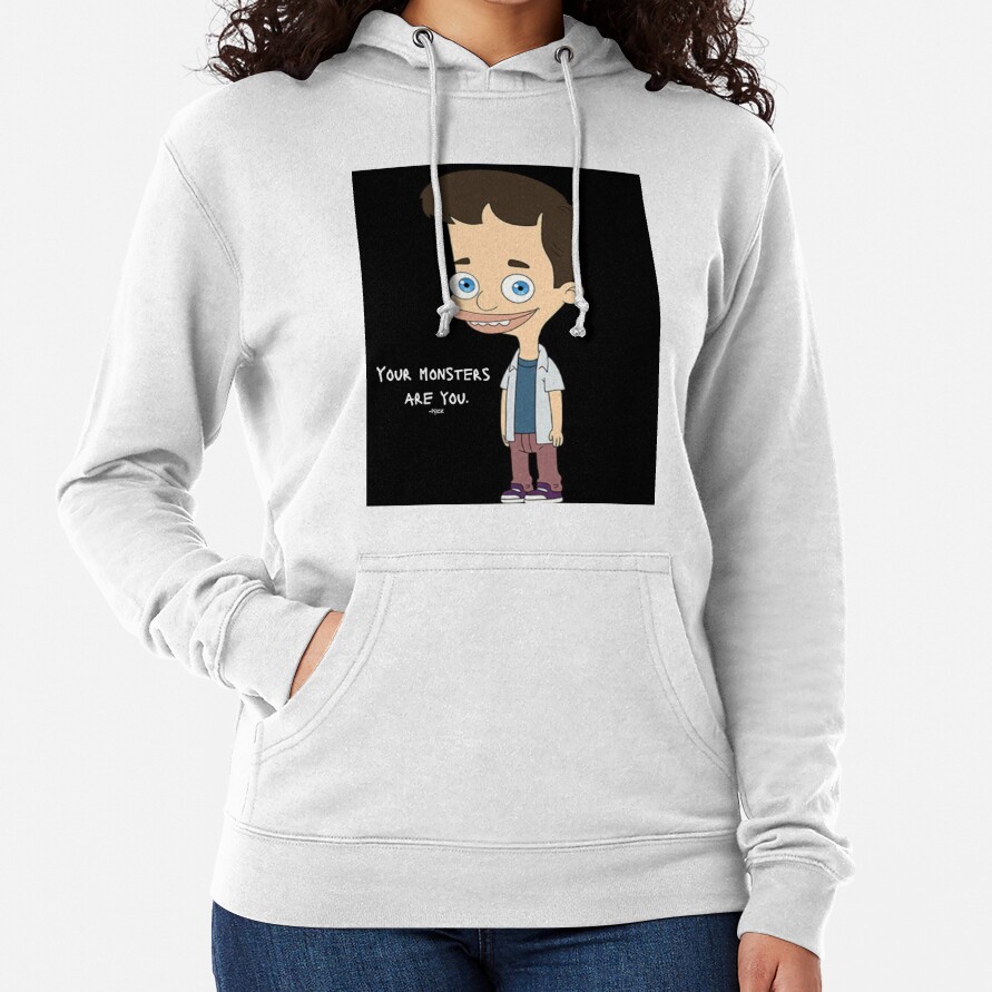 Nick 'Your Monsters Are You' (Fan Art) Hoodie Official Big Mouth Merch