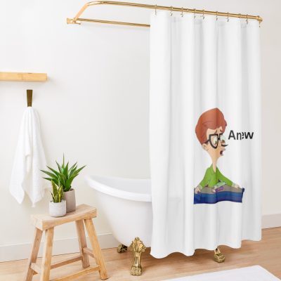 Big Mouth - Andrew (Fan Art) Shower Curtain Official Big Mouth Merch